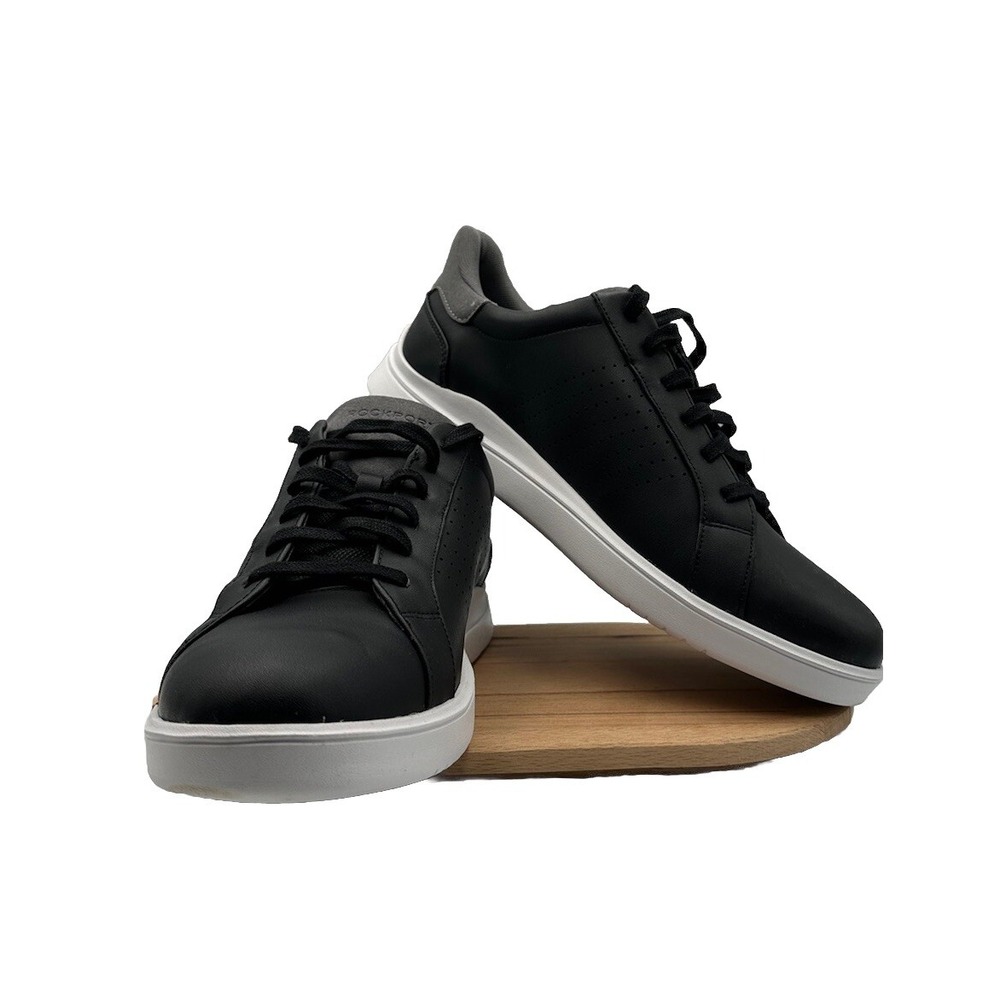 Lockport‎ Tristen Step Activated Lace To Toe Men Size 10W Color Black And Grey